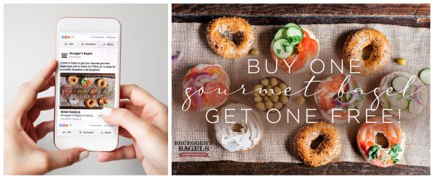 Emilee-Wright-Bagel-collage-How-to-make-a-social-media-food-advertisement-and-process-video