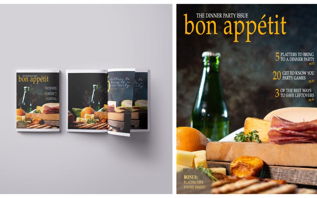 How to make a magazine food advertisement