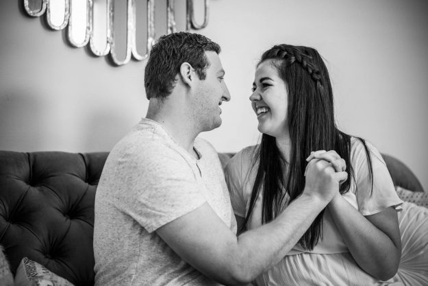 Emilee-Wright-Taylor-Brett-In-Home-Engagement-Photo